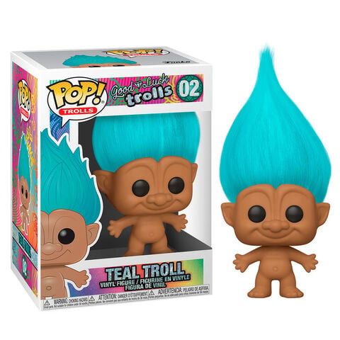 Figurine Funko Pop! N°02 - Trolls - Teal Troll